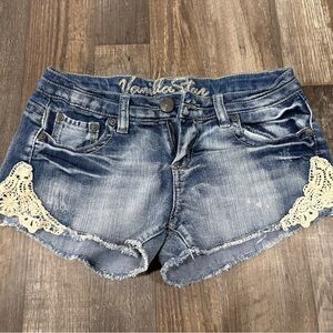 Vanilla Star Women's Blue Denim Shorts